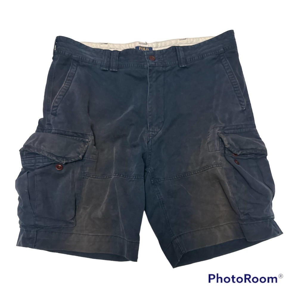 Vintage Polo Ralph Lauren shorts cargo navy blue